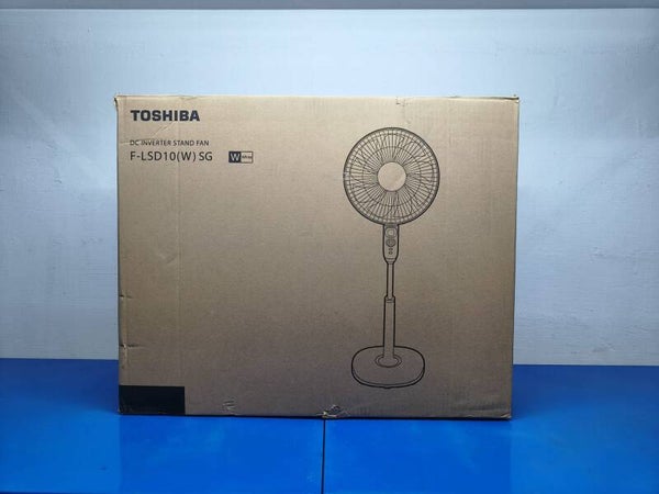 TOSHIBA 16" STAND FAN W RC Model: F-LSD10(W)SG
