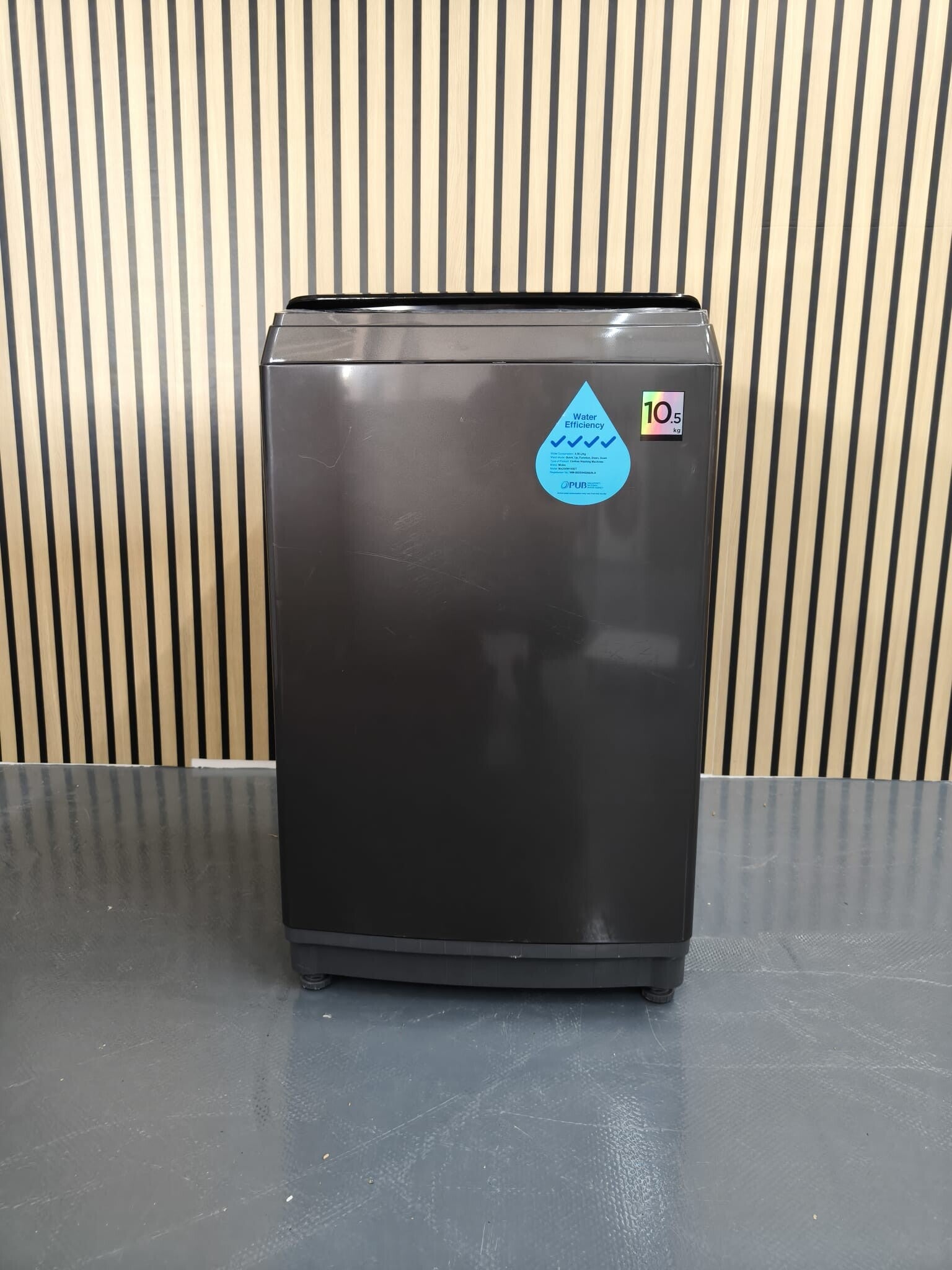 MIDEA 10.5KG TOP LOAD WASHER Model: MA200W105DT