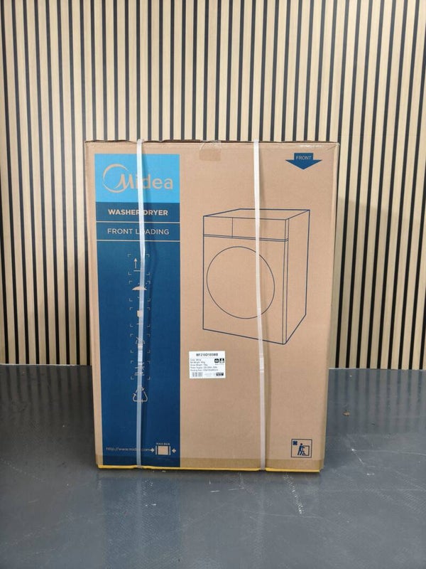 MIDEA 10.5kg/7kg FRONT LOAD WASHER AND DRYER Model: MF210D105WB