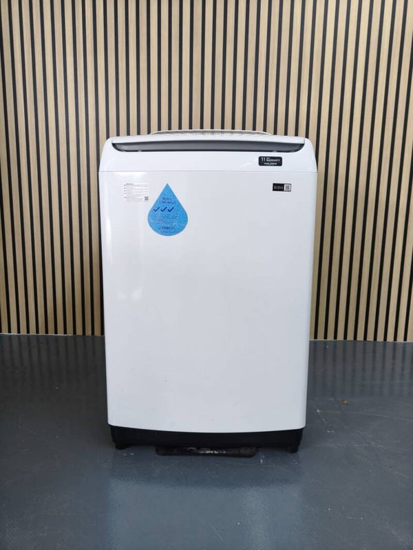 USED SAMSUNG 8.5KG TOP LOAD WASHING MACHINE WOBBLE™ TECHNOLOGY Model: WA85T5160WW/SP (WHITE)