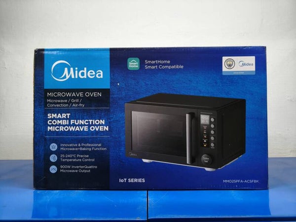 MIDEA 26L Microwave Oven Healthy Air Fry Model: MMO25PFA‑ACSFBK