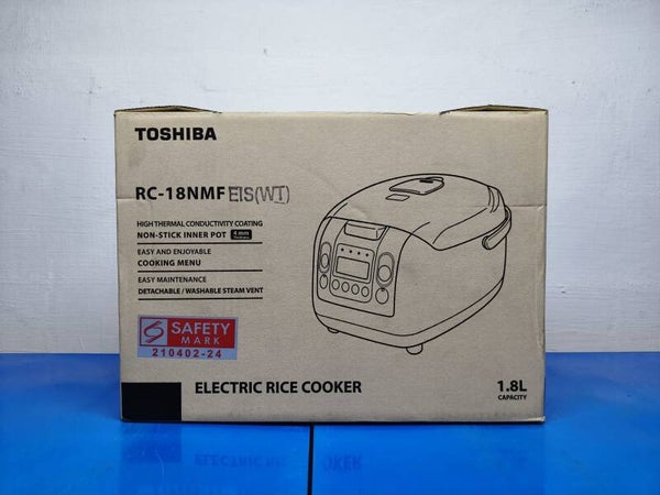 TOSHIBA 1.8L RICE COOKER Model: RC18NMFEIS
