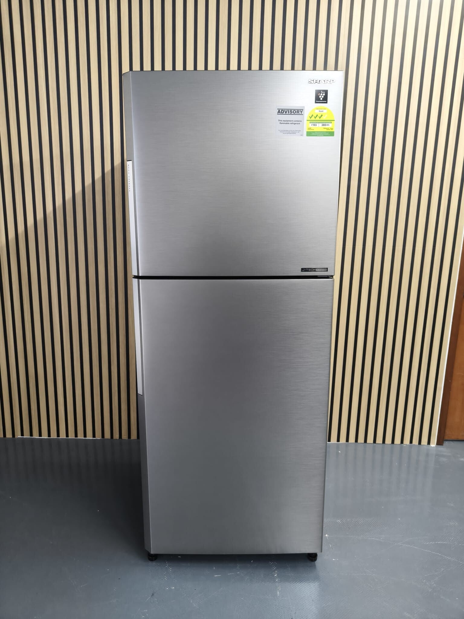 SHARP 469L 2-Door Refrigerator Model: SJ-RF47E-SL