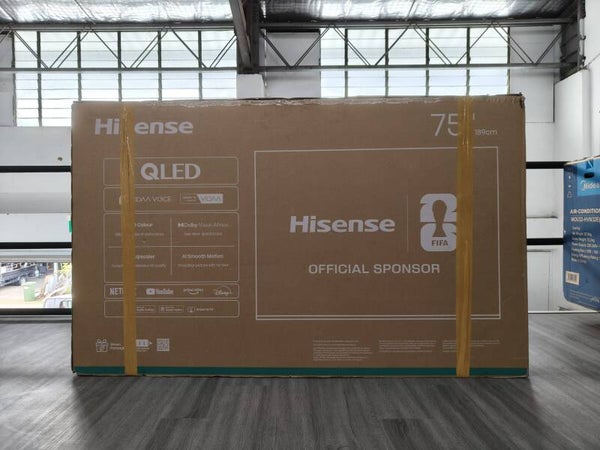 HISENSE 75" QLED TV Model: 75E7Q