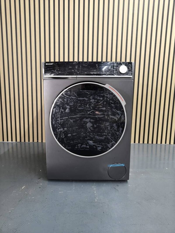 SHARP 8KG FRONT LOAD WASHER MODEL: ES-NFH814CANA DISPLAY SET
