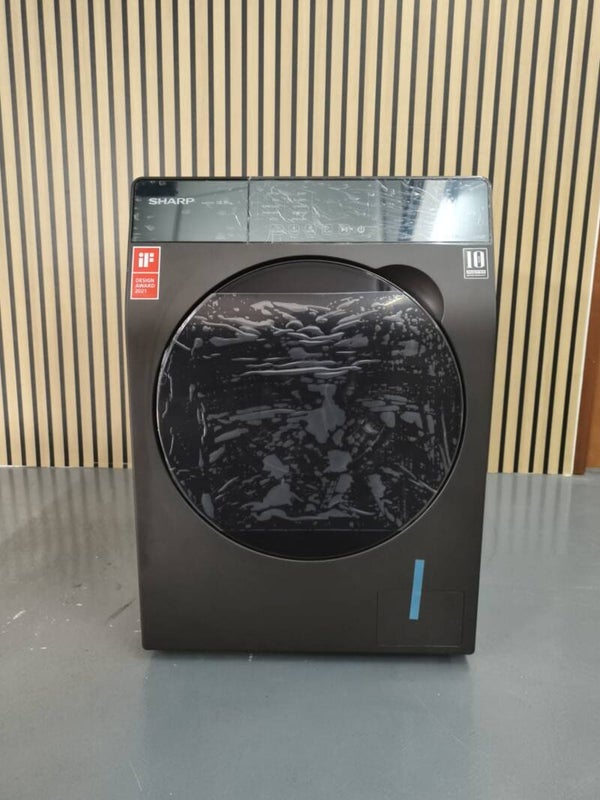 SHARP 12.5KG FRONT LOAD WASHER MODEL: ES-FW125SG DISPLAY SET