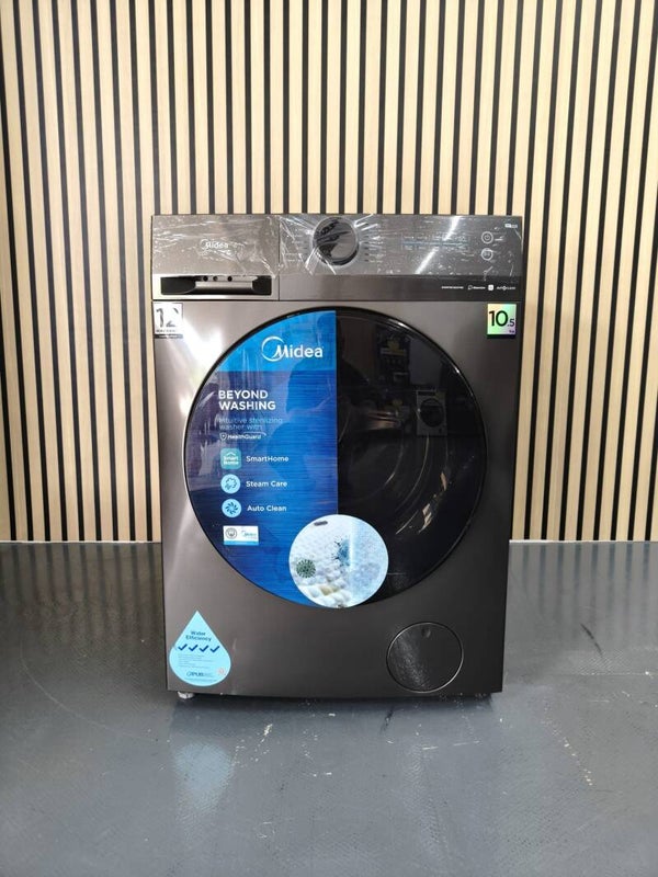 MIDEA 10.5kg front load washer Model: MF200W105B Display Set