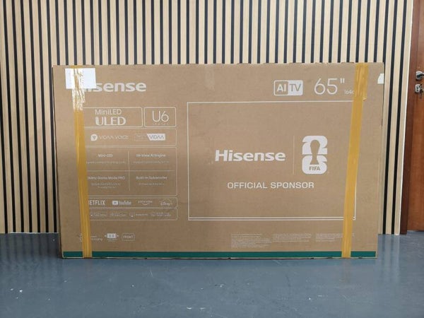 HISENSE 65 inch MiniLED ULED 144Hz AI TV Model: 65U6Q