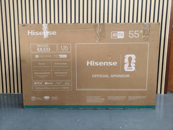 HISENSE 55 inch MiniLED ULED 144Hz AI TV Model: 55U6Q