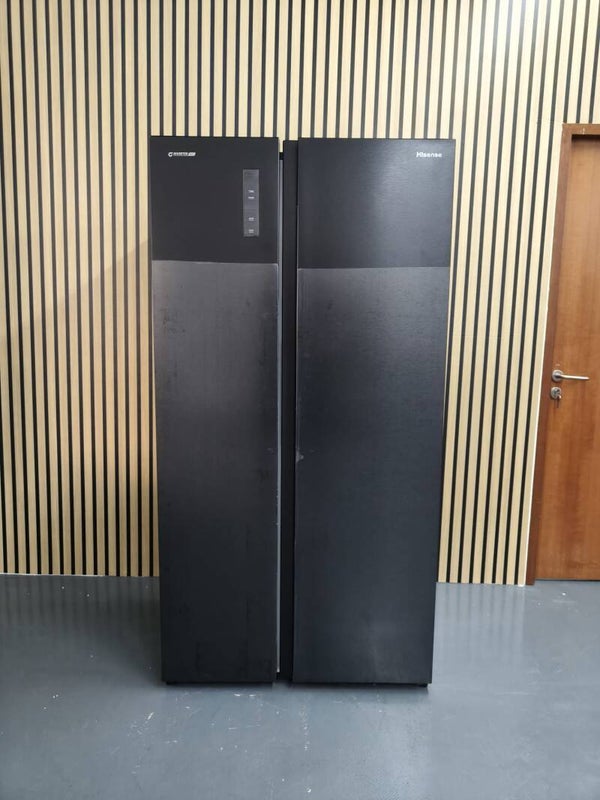 HISENSE 544L Side By Side Refrigerator | Durable Inverter Model: RS3P558NEFD Display Set