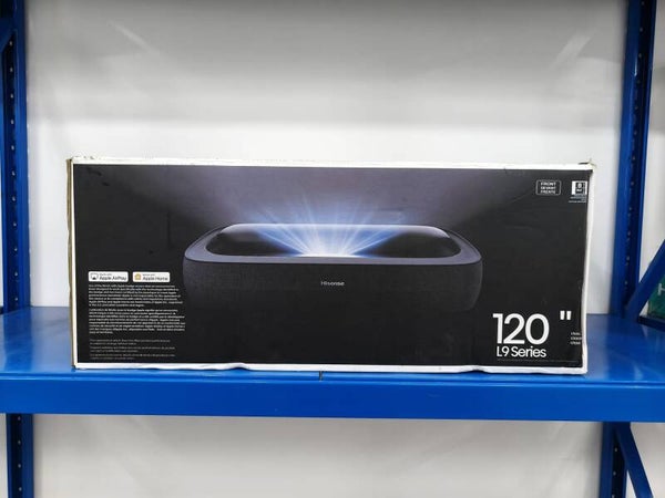 HISENSE 120 inch 4K Ultra Short Throw Laser Cinema TV + ALR Projector Model: 120L9H Display Set