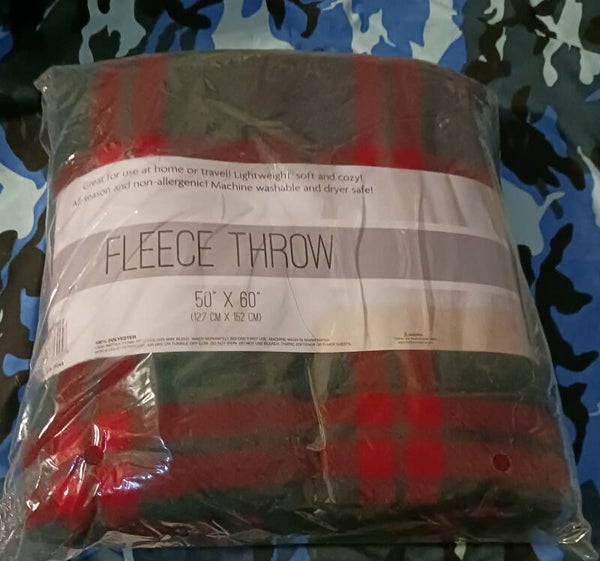 50" x 60'' Fleece Throw