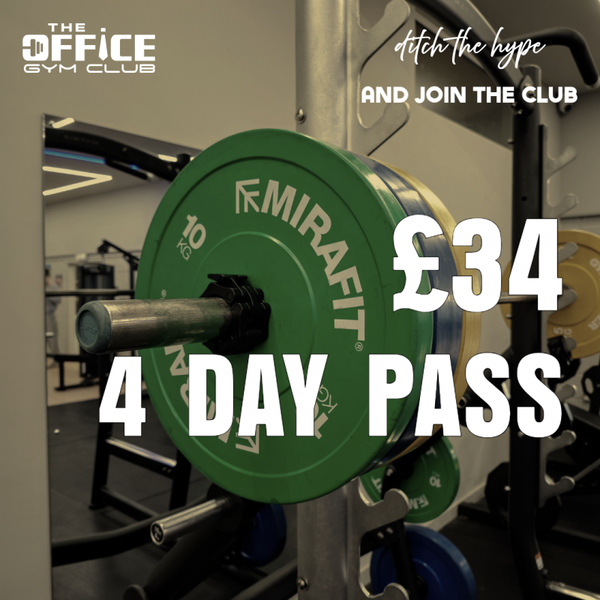 4 days pass pack: Buy & Train during a short break/week