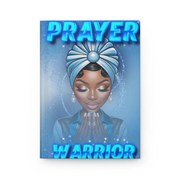 PRINTIFY- BLUE PRAYER WARRIOR JOURNAL
