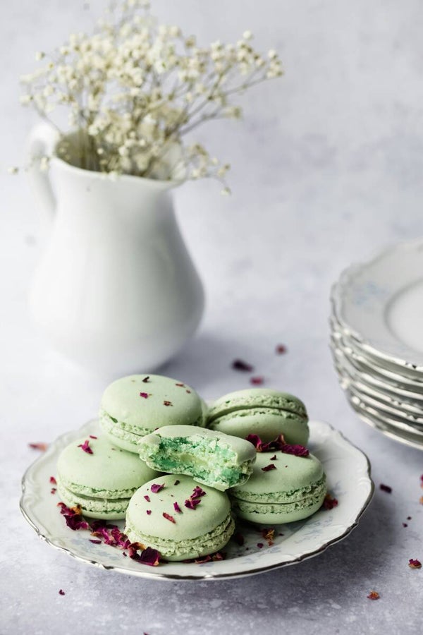 Pistachio Macarons