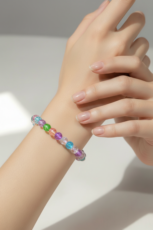 Bracelet élastique multicolore – Taille 16 cm - Réf 232
