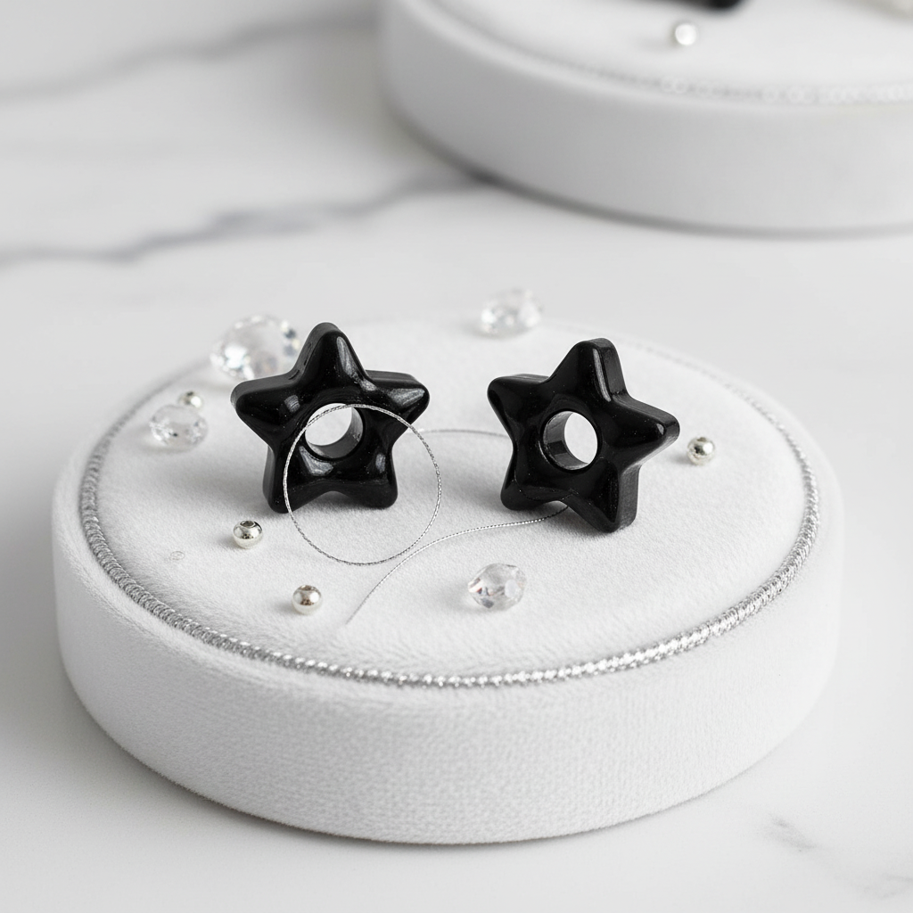 Pampilles étoiles pour boucles d’oreilles - réf 248