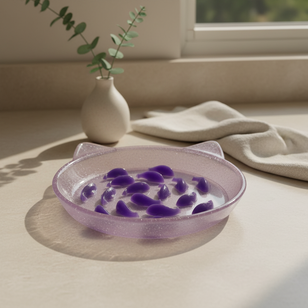 Gamelle anti-glouton / Vide-poche en résine alimentaire – Fait main