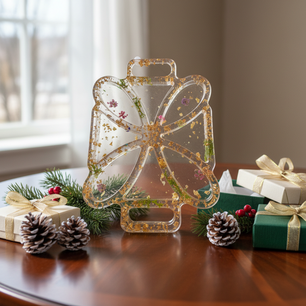 Plateau Vide-Poche en Résine – Pièce décorative élégante & artisanale-réf 168