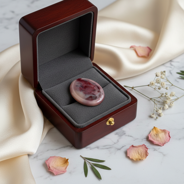 💖 Pierre anti-stress en résine – Lisse, douce au toucher, idéale pour l’anxiété et la relaxation 💖Réf 159