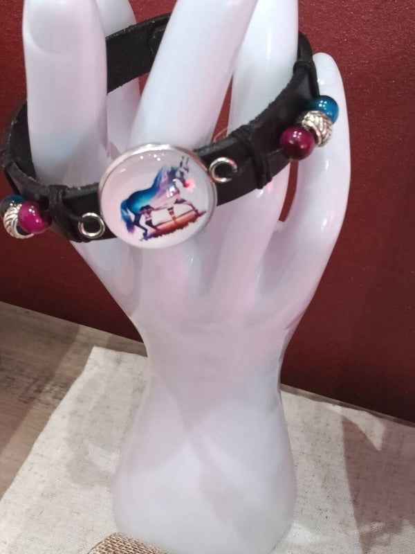 Bracelet 12 mm de largeur longeur 16 à 18 cm