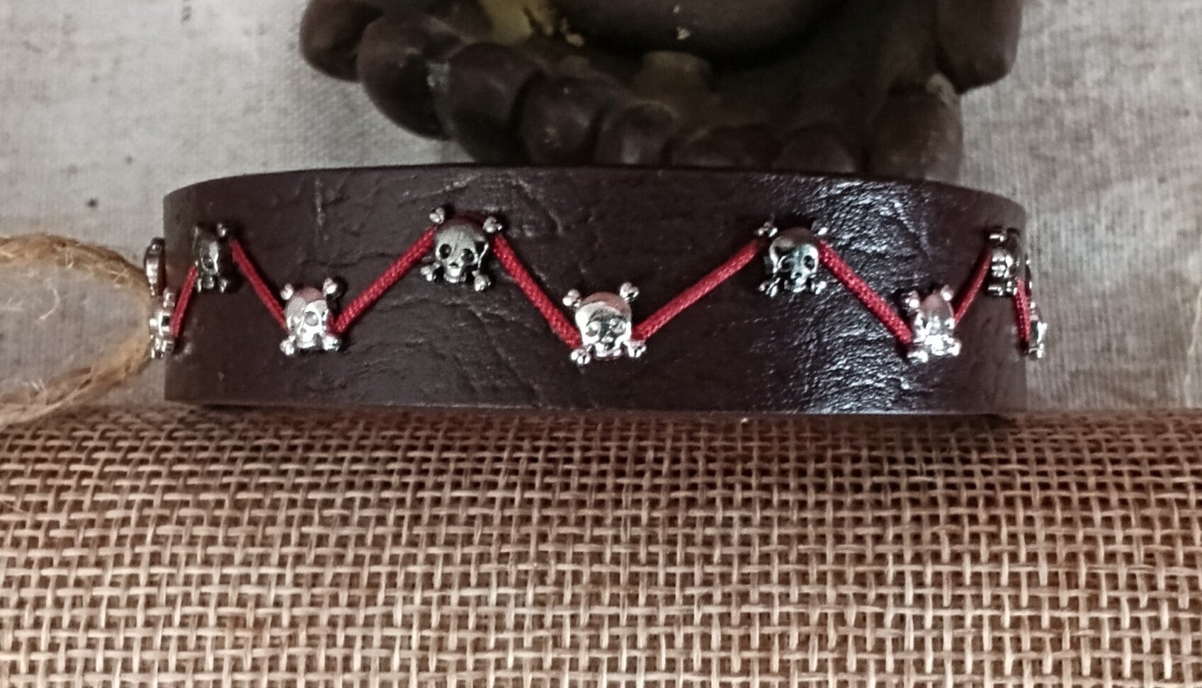 Bracelet mini tête de mort