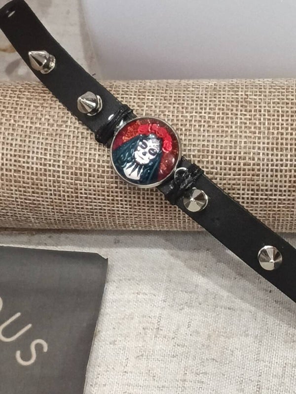 Bracelet punk clous