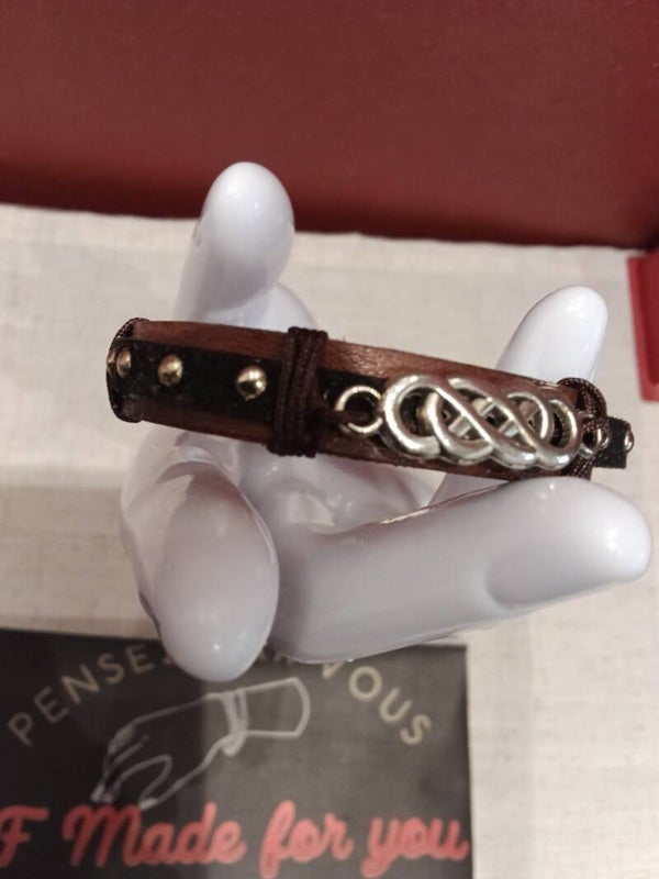 Bracelet double infini