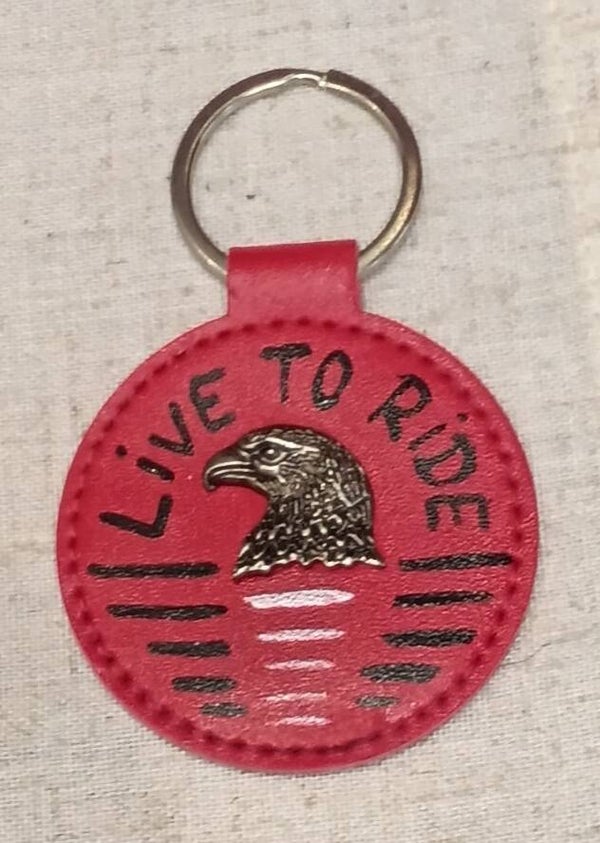 Live to ride rond rouge