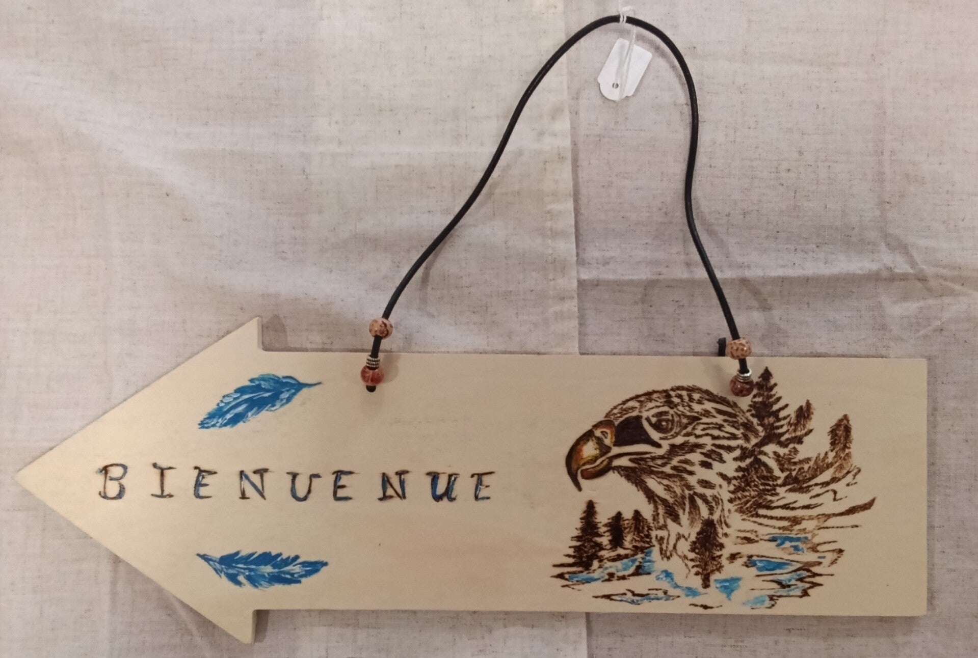 Flèche aigle bienvenue