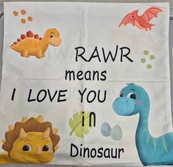 Dinosaur Cushion Cover