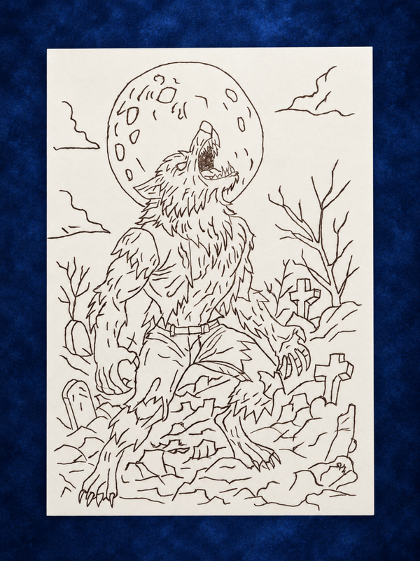 Loup-garou sous la pleine lune – Spécial Halloween
