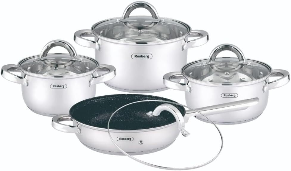 Kochtopfset 8 teilig der Marke Rosberg