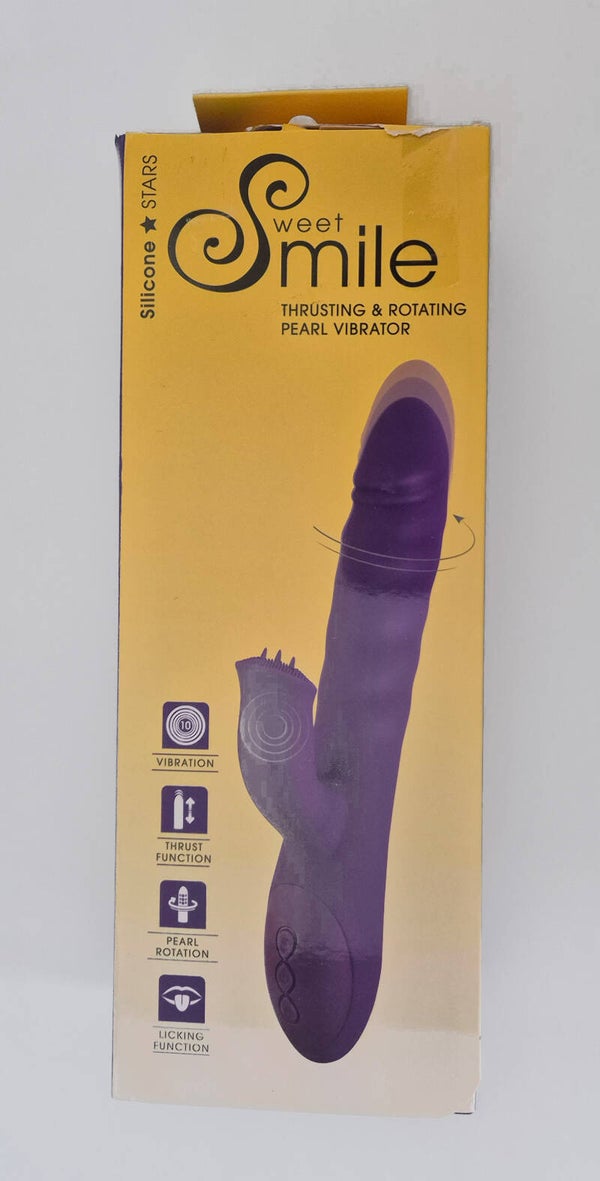 Vibrator - Sweet Smile Trhusting & Rotating  ---  Gratis Versand
