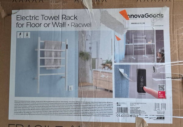 Elektrischer Handtuchtrockner für Wand und Boden