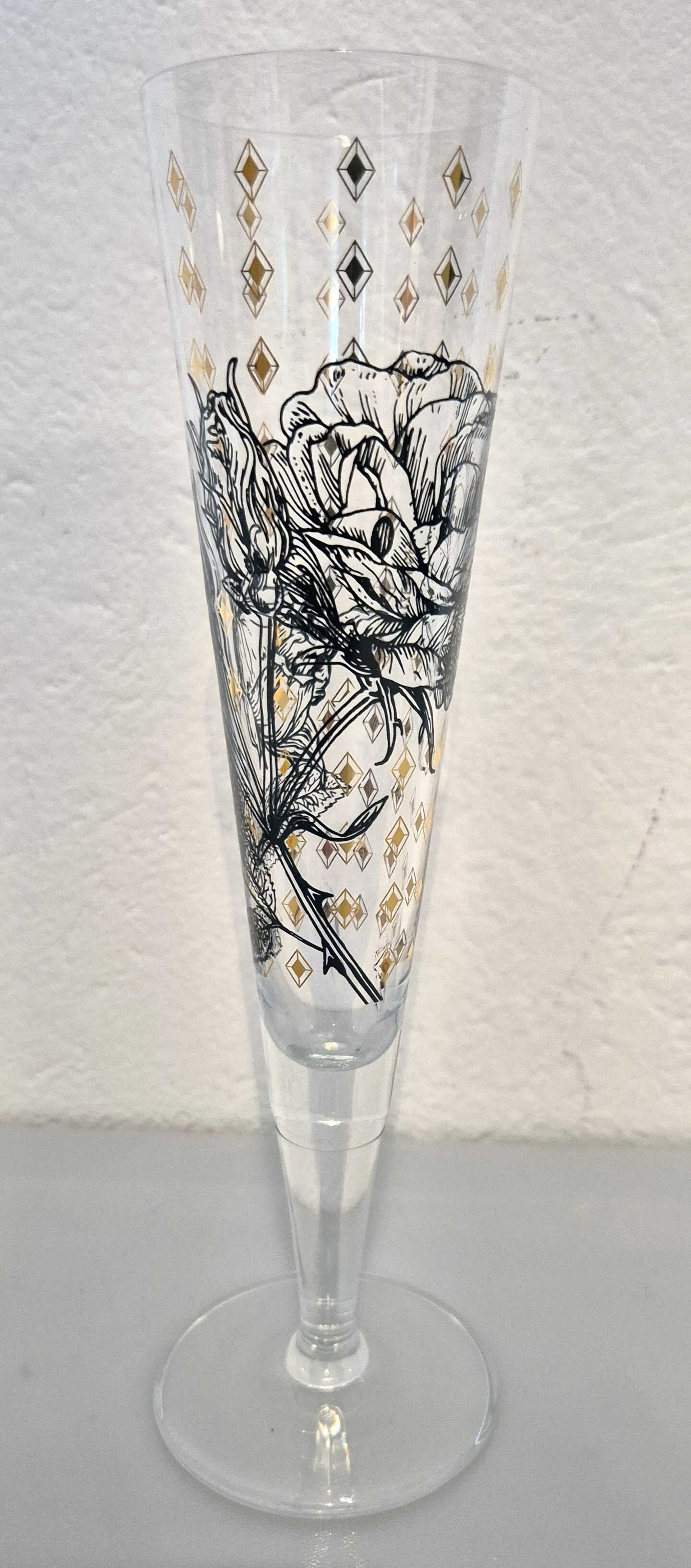 Ritzenhoff Champagnerglas „Goldnacht“ -- Gratis Versand!