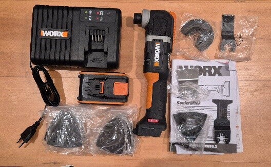 WORX WX696.9 Akkuloses Multifunktionswerkzeug Set