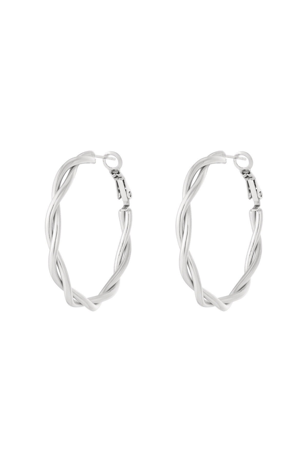 Aurora Hoops Zilver