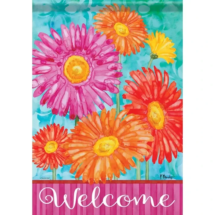 Helena Daisies Garden Flag (Durasoft)