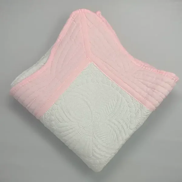 Baby or Lap Quilt-Pink Trim