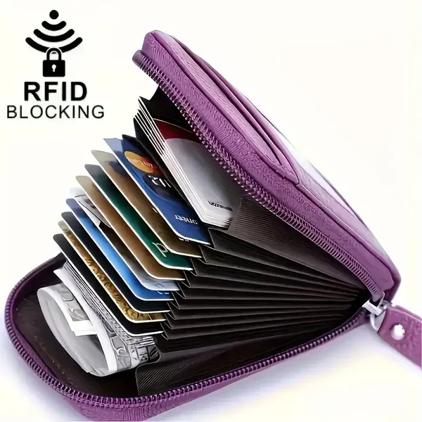 RFID Blocking Multi Card Wallet