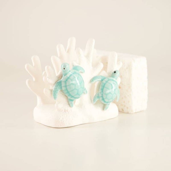 Ceramic Turtle Sponge Holder