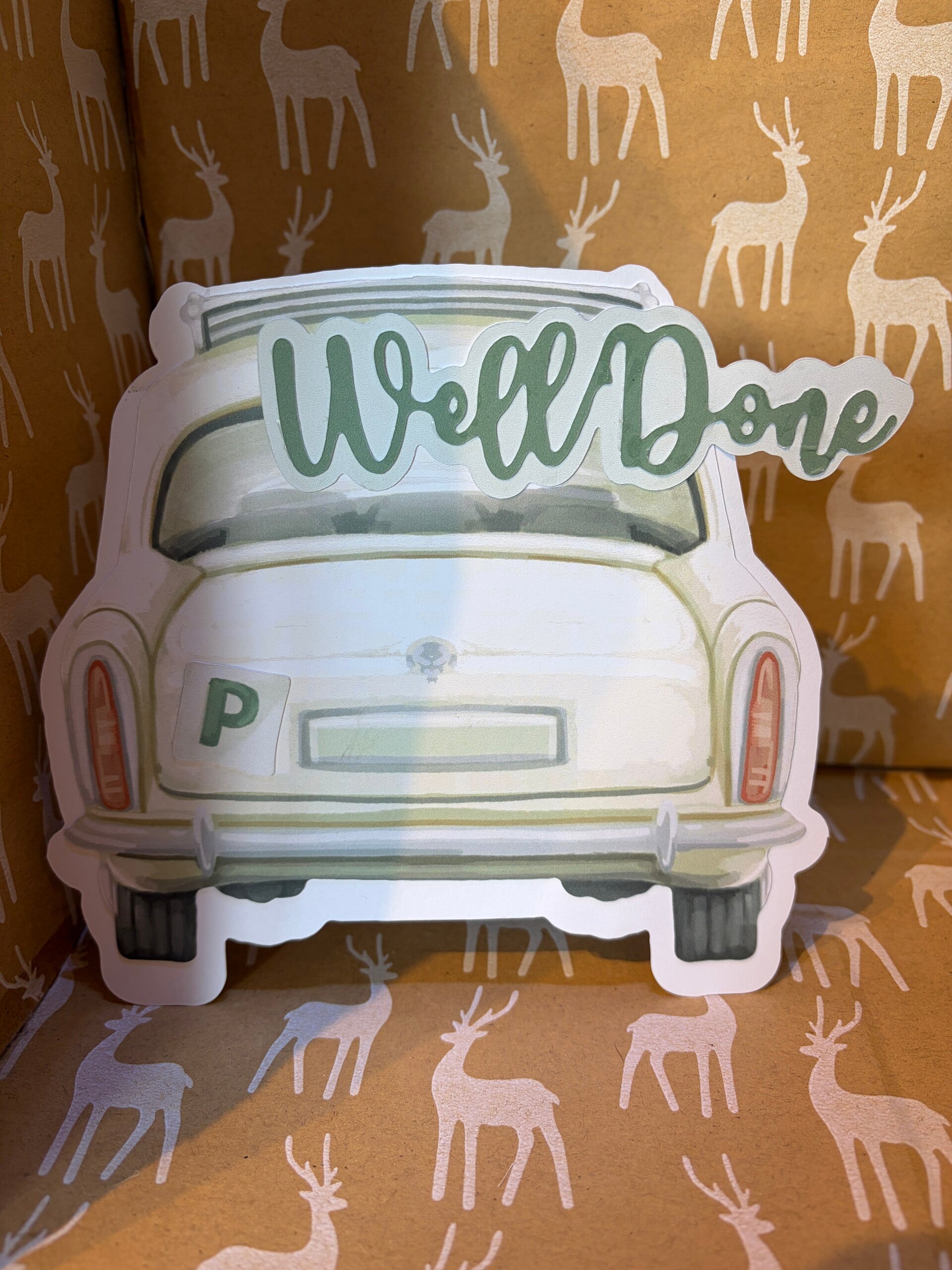 The classic card to say well done on passing your driving test