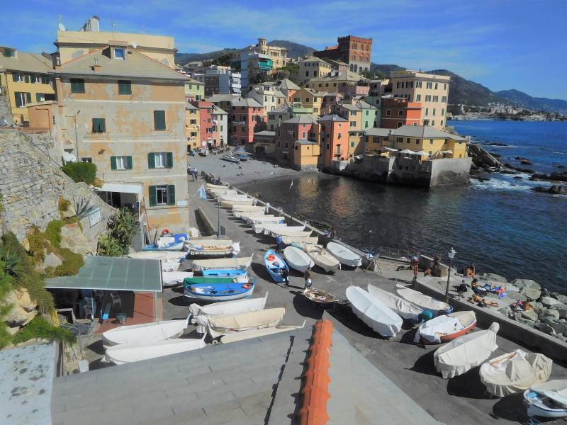 Boccadasse kleurrijk deel van Genua
