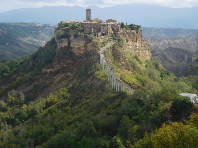 Bagnoregio, ooit verlaten nu weer deels bewoond voor toerisme