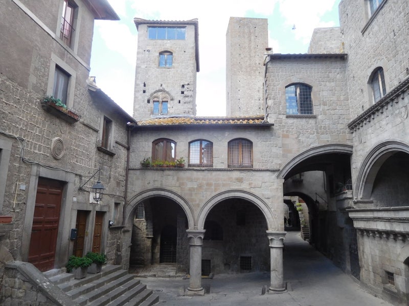 Viterbo, Quarter San Pelligrino, mooi oud