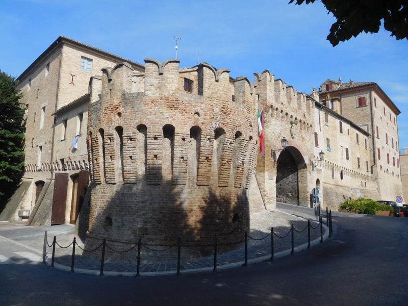 Corinaldo kasteel en dorp