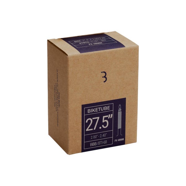 Chambre à air MTB BBB "BikeTube", Presta-48mm, 27.5" x 2.40-2.80