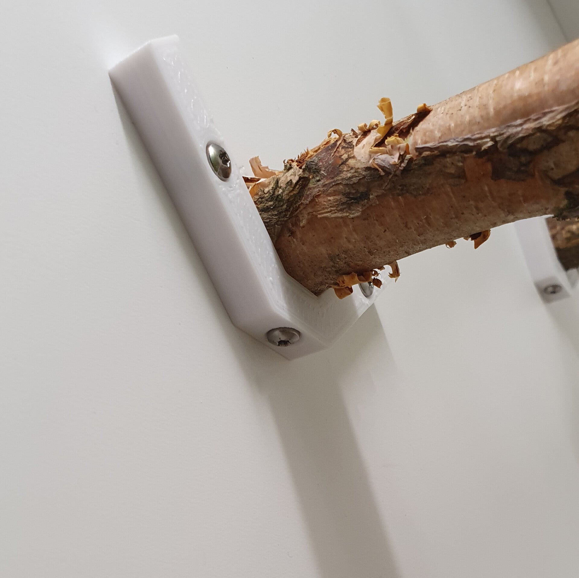 Asthalter für Terrarium (2 Stück inkl. 4 Edelstahlschrauben)