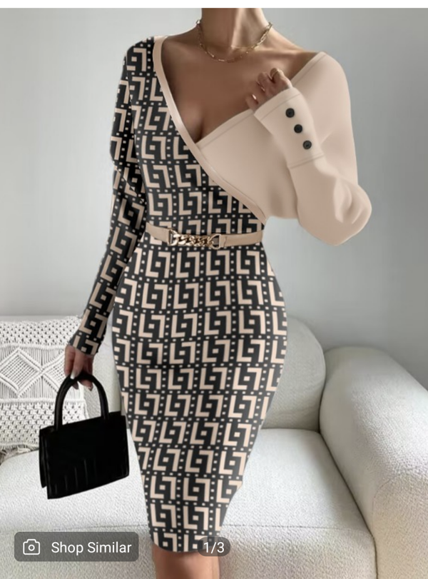 Off The Shoulder Casual Dress